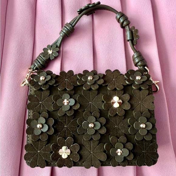 kate spade Handbags - Kate Spade Natasha Floral Embellished Leather Mini Bag